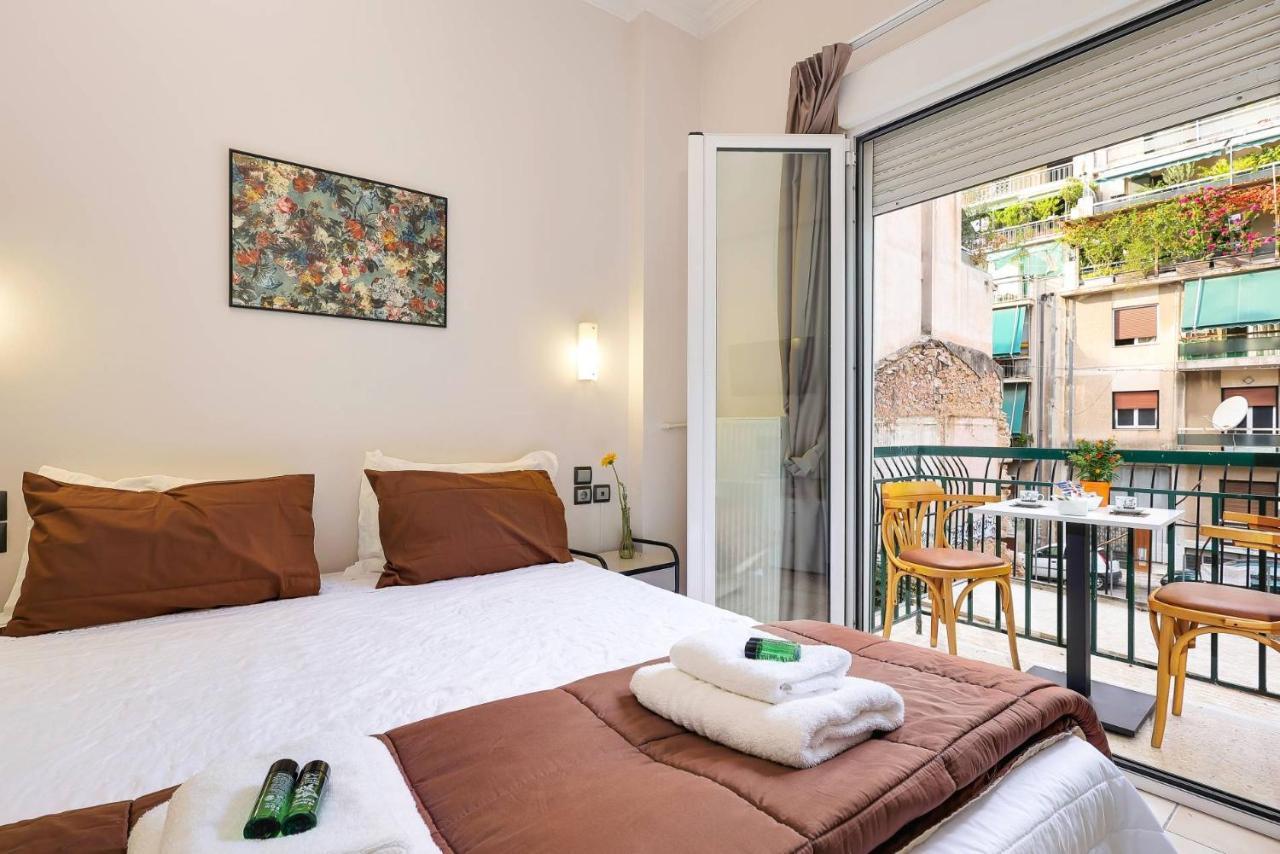 Silver Athens Double Room With Balcony ภายนอก รูปภาพ