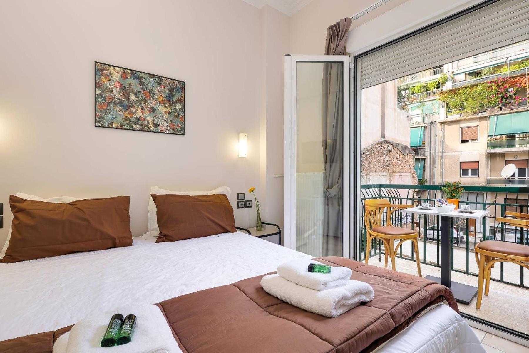 Silver Athens Double Room With Balcony ภายนอก รูปภาพ