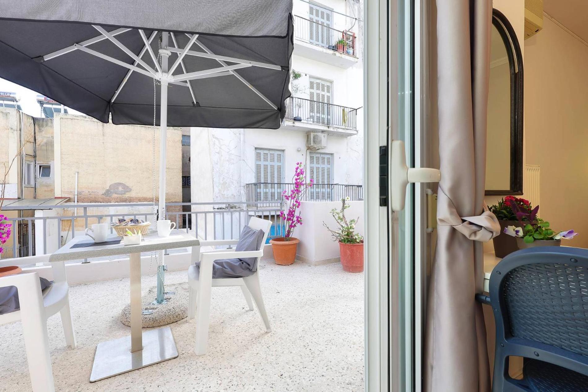 Silver Athens Double Room With Balcony ภายนอก รูปภาพ